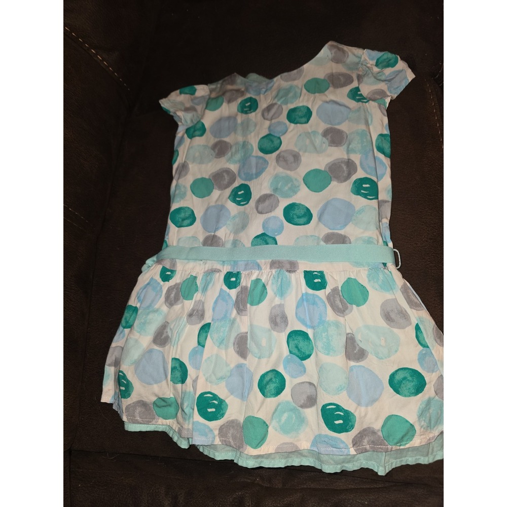 Gymboree outlet center stage polka dot dress with belt size 5 back to school